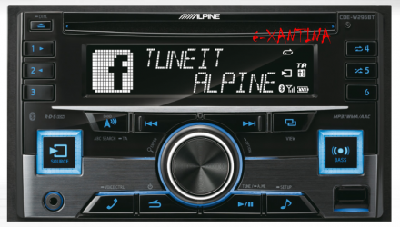 ALPINE CDE W296 BT
